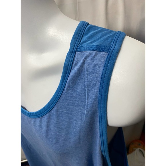 Lululemon Shirt Mens XL Tank Top Blue Running Workout Athleisure - Picture 8 of 9